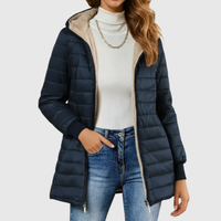 Caroline™ | Płaszcz zimowy z podszewką sherpa