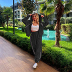 Kayla – damski dwuczęściowy zestaw sportowy składający się z joggerów i bluzy z kapturem