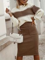 Gina | stylowy zestaw dzianinowy dla nowoczesnych kobiet