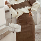Gina | stylowy zestaw dzianinowy dla nowoczesnych kobiet