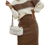 Gina | stylowy zestaw dzianinowy dla nowoczesnych kobiet