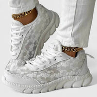 LIDIA | Sneakersy z przestronną cholewką