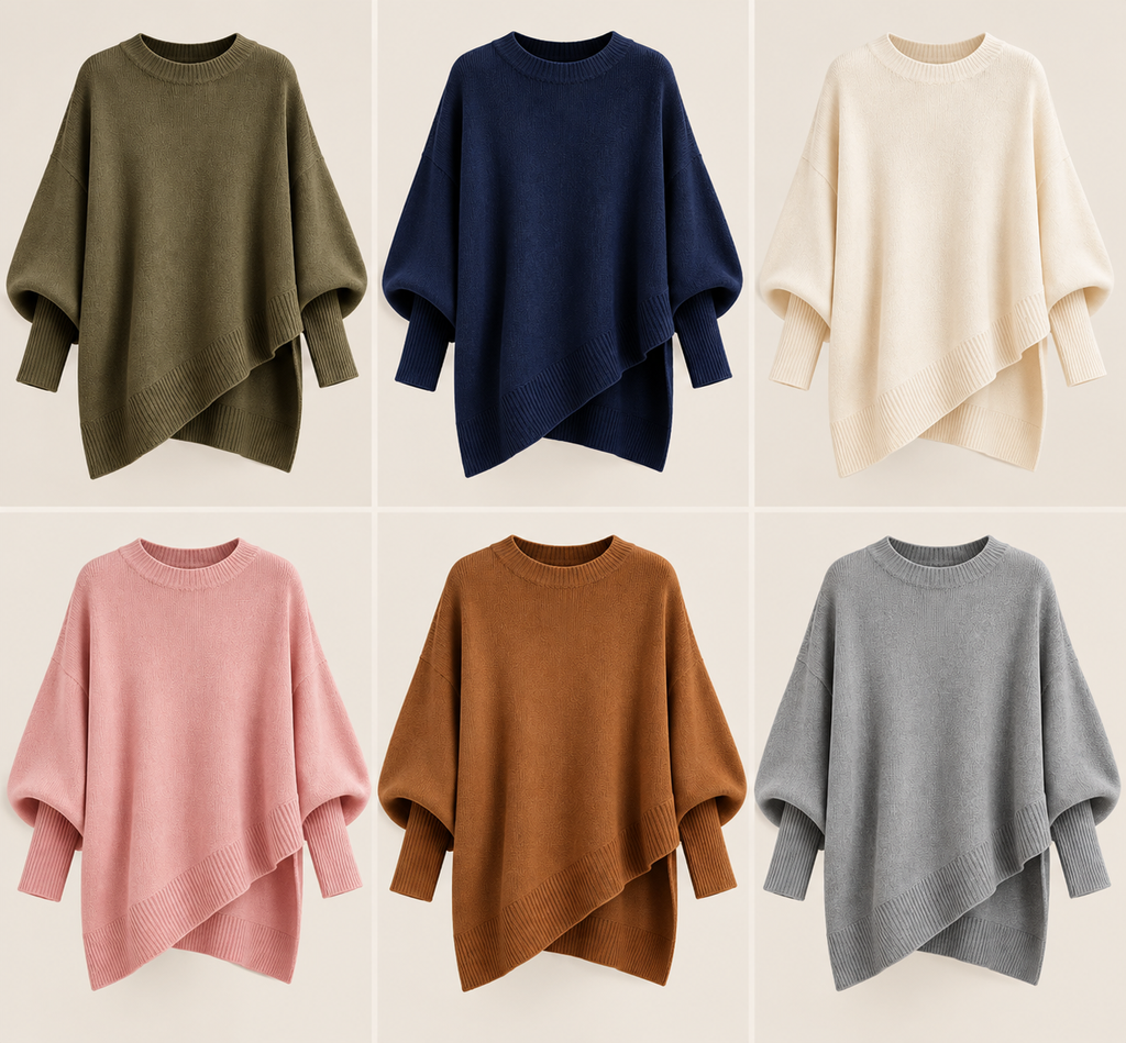 Teresa | Sweter oversize o swobodnym kroju