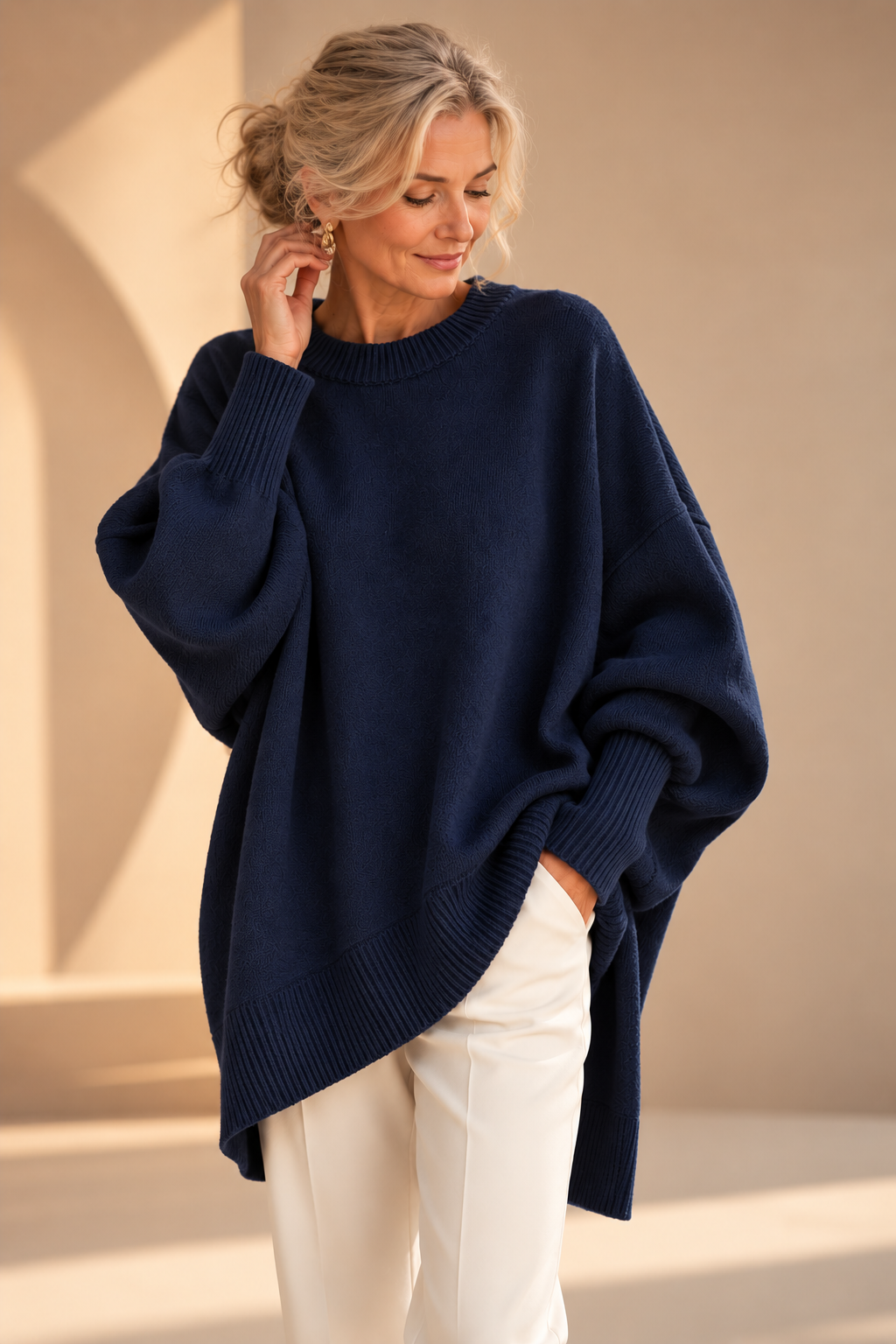 Teresa | Sweter oversize o swobodnym kroju