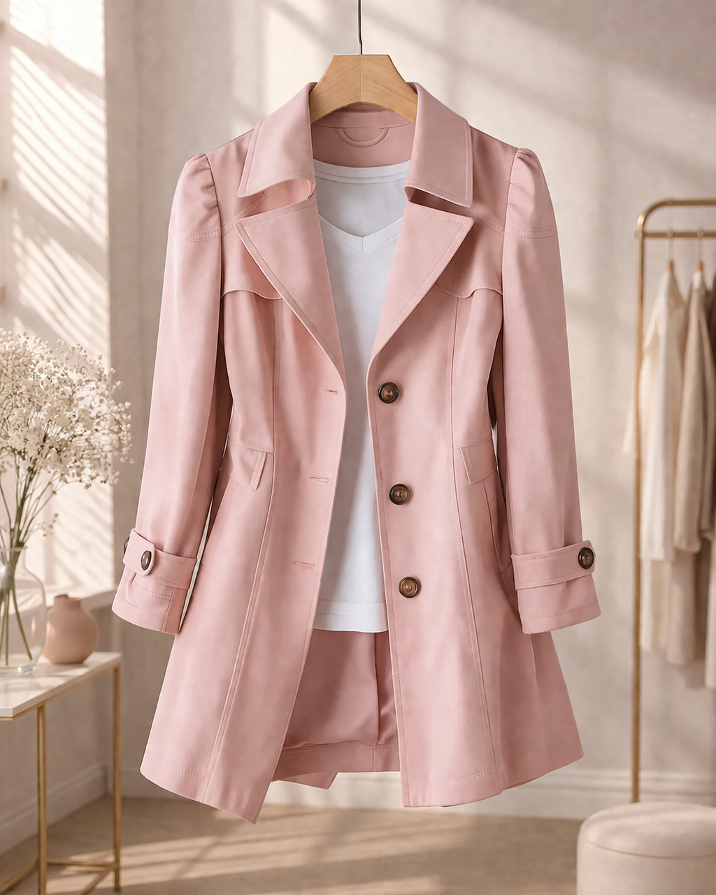 Veyressa | Taliowana Kurtka w Stylu Vintage