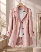 Veyressa | Taliowana Kurtka w Stylu Vintage