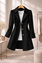 Veyressa | Taliowana Kurtka w Stylu Vintage