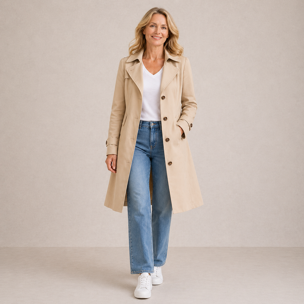 Veyressa | Taliowana Kurtka w Stylu Vintage