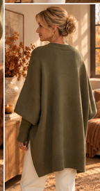 Teresa | Sweter oversize o swobodnym kroju