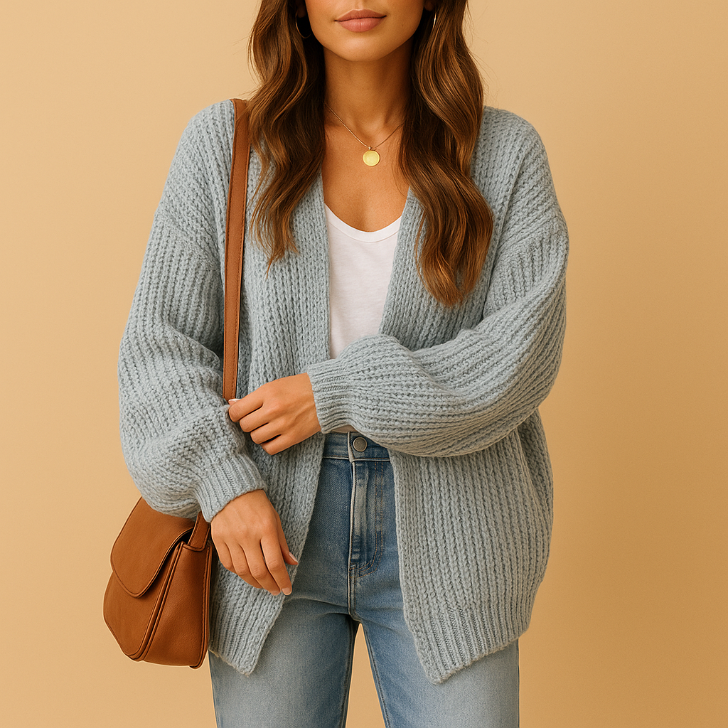 Alicja | Miękki kardigan o swobodnym kroju