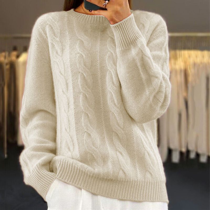 Elodie | Sweter z wełny premium